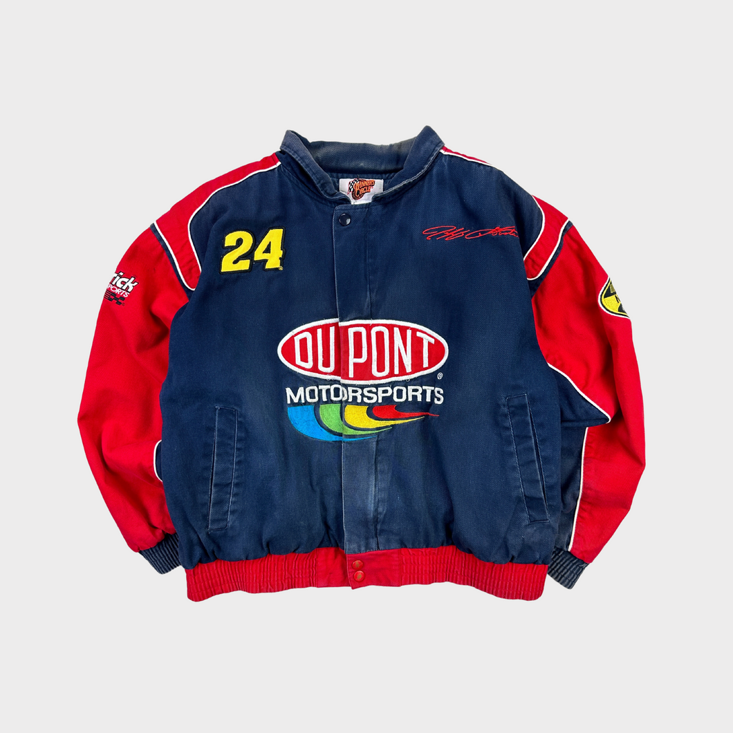 2000s Nascar Jeff Gordon DuPont Motorsports Embroidered Racing Jacket