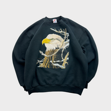 Load image into Gallery viewer, Vintage 90s Bald Eagle Endangered Animal Wildlife Graphic Crewneck Sweatshirt

