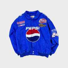 Load image into Gallery viewer, 90s Nascar Jeff Gordon Pepsi Embroidered Racing Jacket
