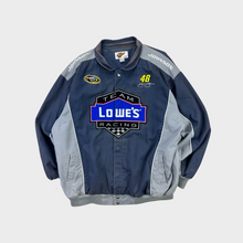 Load image into Gallery viewer, 2000s Nascar Jimmie Johnson Team Lowes Racing Embroidered Racing Jacket
