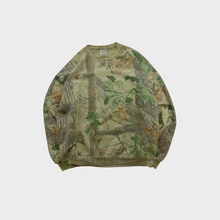 Load image into Gallery viewer, Vintage 90s Real Tree Camo Jerzees Outdoor Crewneck Sweatshirt
