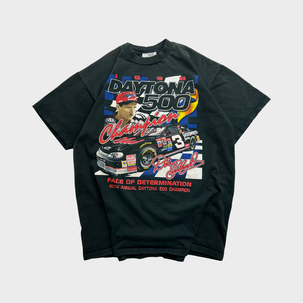 Vintage 90s Nascar Dale Earnhardt Daytona 500 Champion Graphic T-Shirt