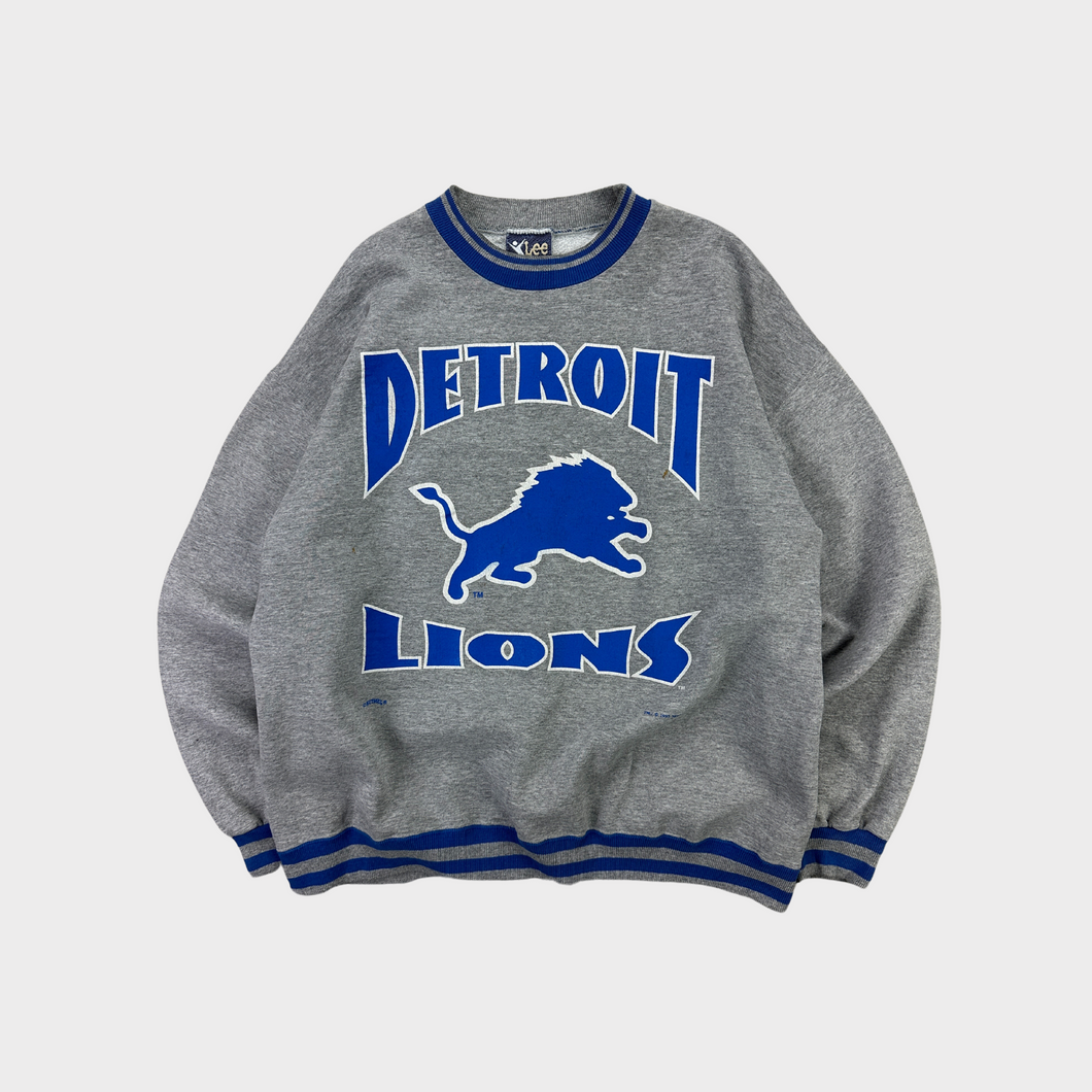 90s Detroit Lions Lee Sport Nutmeg Mills Crewneck