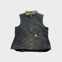 Load image into Gallery viewer, Vintage Carhartt for Women Duck  Sherpa Lined Mockneck Vest
