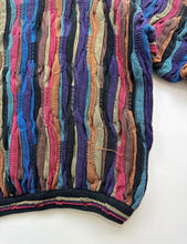 Load image into Gallery viewer, Vintage 90s Tundra 3D Coogi Style Grandpa Knit Sweater
