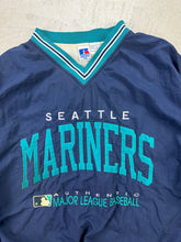 Load image into Gallery viewer, 90s Seattle Mariners Russell Athletic Pullover Windbreaker Jacket
