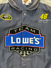 Load image into Gallery viewer, 2000s Nascar Jimmie Johnson Team Lowes Racing Embroidered Racing Jacket
