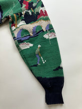 Load image into Gallery viewer, Vintage 90s Golf All-Over Knit Crossings 100% Cotton Sweater
