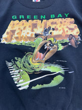 Load image into Gallery viewer, Vintage 90s Green Bay Packers Football NFL Cheese Head Looney Tunes Taz Crewneck Sweatshirt
