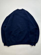 Load image into Gallery viewer, Vintage 90s Russell Athletic Blank Navy Crewneck Sweatshirt
