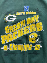Load image into Gallery viewer, Vintage 90s Green Bay Packers 1996 NFL Central Division Champions Graphic Crewneck Sweatshirt
