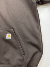 Load image into Gallery viewer, Vintage Carhartt Mocha Brown Heaveyweight  Zip-Up Hoodie Sweatshirt
