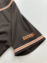 Load image into Gallery viewer, Vintage Cleveland Browns NFL Embroidered Baseball Jersey

