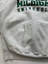 Load image into Gallery viewer, Vintage 90s Northern Michigan University Heavyweight Hoodie Sweatshirt
