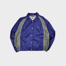 Load image into Gallery viewer, 90s Purple Nike Windbreaker Button-Up Jacket
