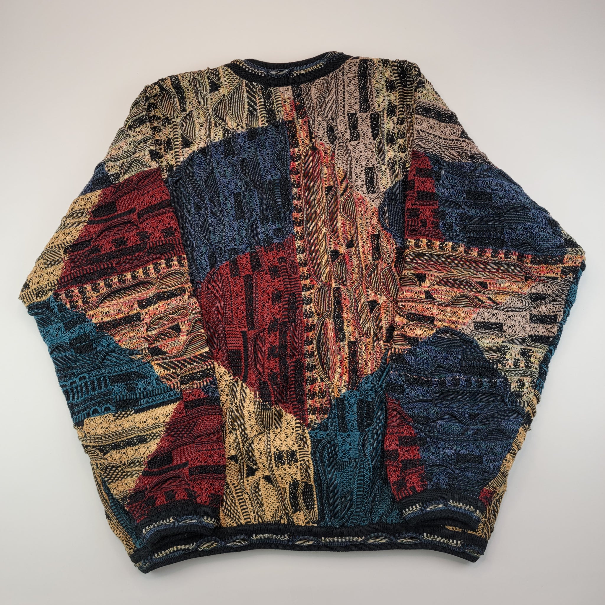 Vintage 90s Tundra Multi-Coloured 3D Knit Sweater