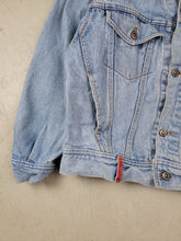 Load image into Gallery viewer, 90s RGB Browns Light Wash Denim Jacket (S)
