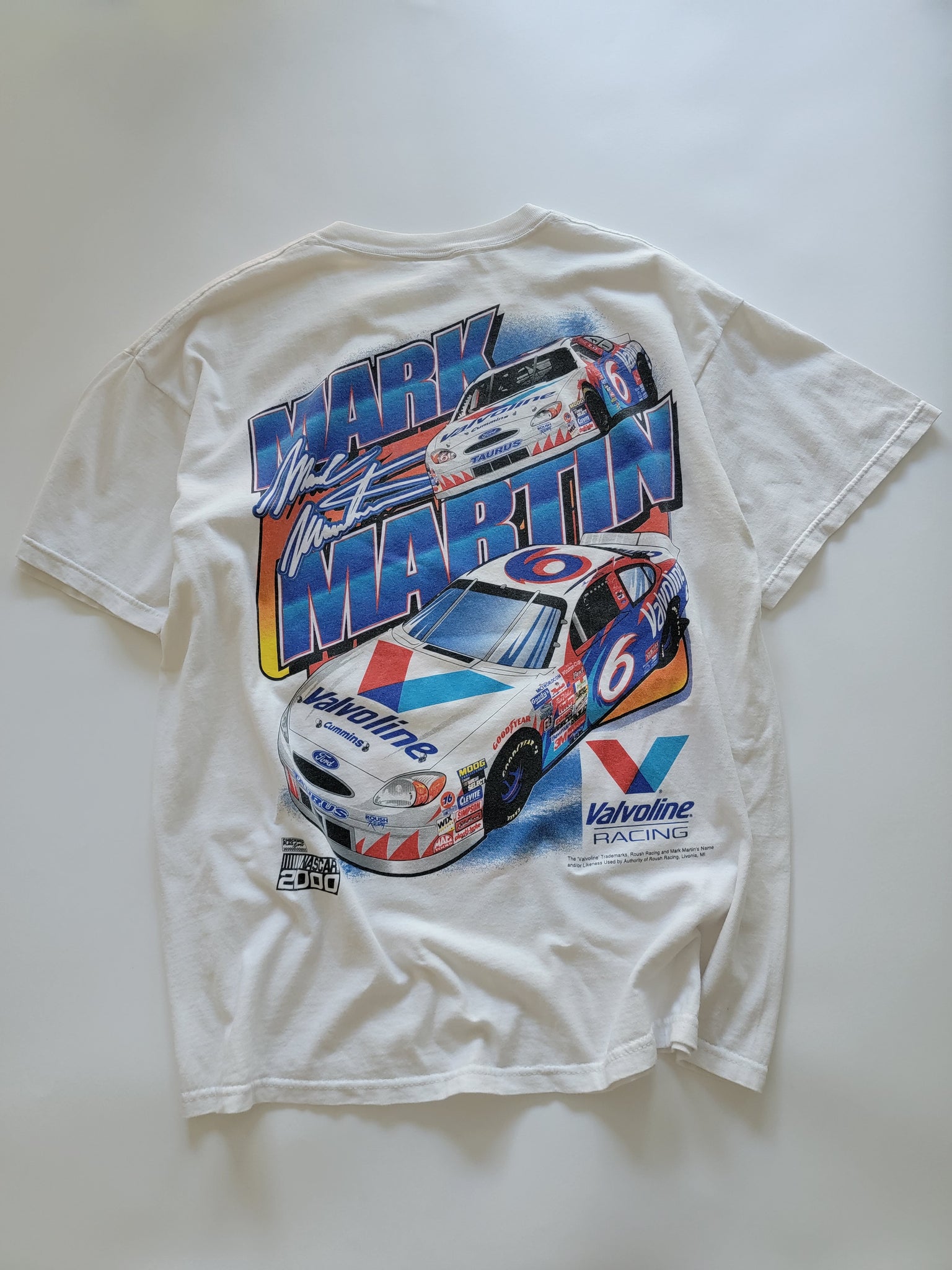 2000s Mark Martin Valvoline Nascar T-Shirt – cedarvintageshop