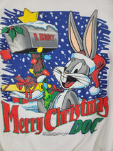 Load image into Gallery viewer, 90s Novel Tees Bugs Bunny Christmas Crewneck
