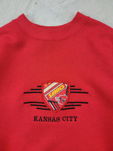 Load image into Gallery viewer, 90s Kansas City Chiefs NFL Embroidered Crewneck
