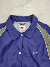 Load image into Gallery viewer, 90s Purple Nike Windbreaker Button-Up Jacket
