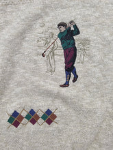 Load image into Gallery viewer, 90s Golf Cotton-Blend Embroidered Knit Sweater
