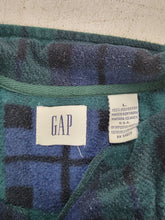 Load image into Gallery viewer, 90s Gap Q-Zip Plaid Fleece Sweater
