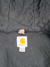 Load image into Gallery viewer, Rare Carhartt Quilt Lined Hooded J130 Duck Jacket
