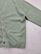 Load image into Gallery viewer, 90s Sage Green Acrylic Knit Cardigan
