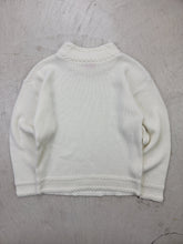 Load image into Gallery viewer, 90s Asheboro Originals Braided Knit Cream Jumper
