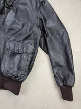 Load image into Gallery viewer, 90s LL Bean A2 Bomber Style Leather Jacket
