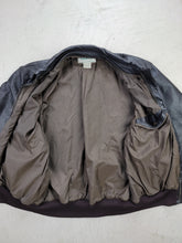 Load image into Gallery viewer, 90s LL Bean A2 Bomber Style Leather Jacket
