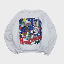 Load image into Gallery viewer, 90s Novel Tees Bugs Bunny Christmas Crewneck
