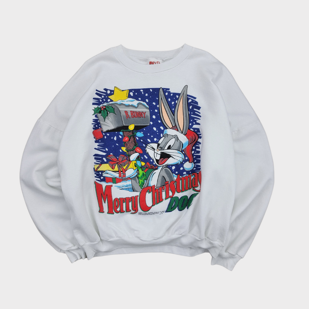 90s Novel Tees Bugs Bunny Christmas Crewneck