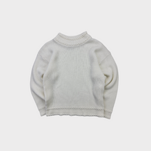 Load image into Gallery viewer, 90s Asheboro Originals Braided Knit Cream Jumper
