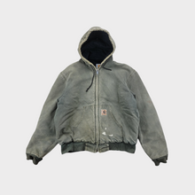 Load image into Gallery viewer, 90s Distressed Carhartt Dark Olive Duck Jacket
