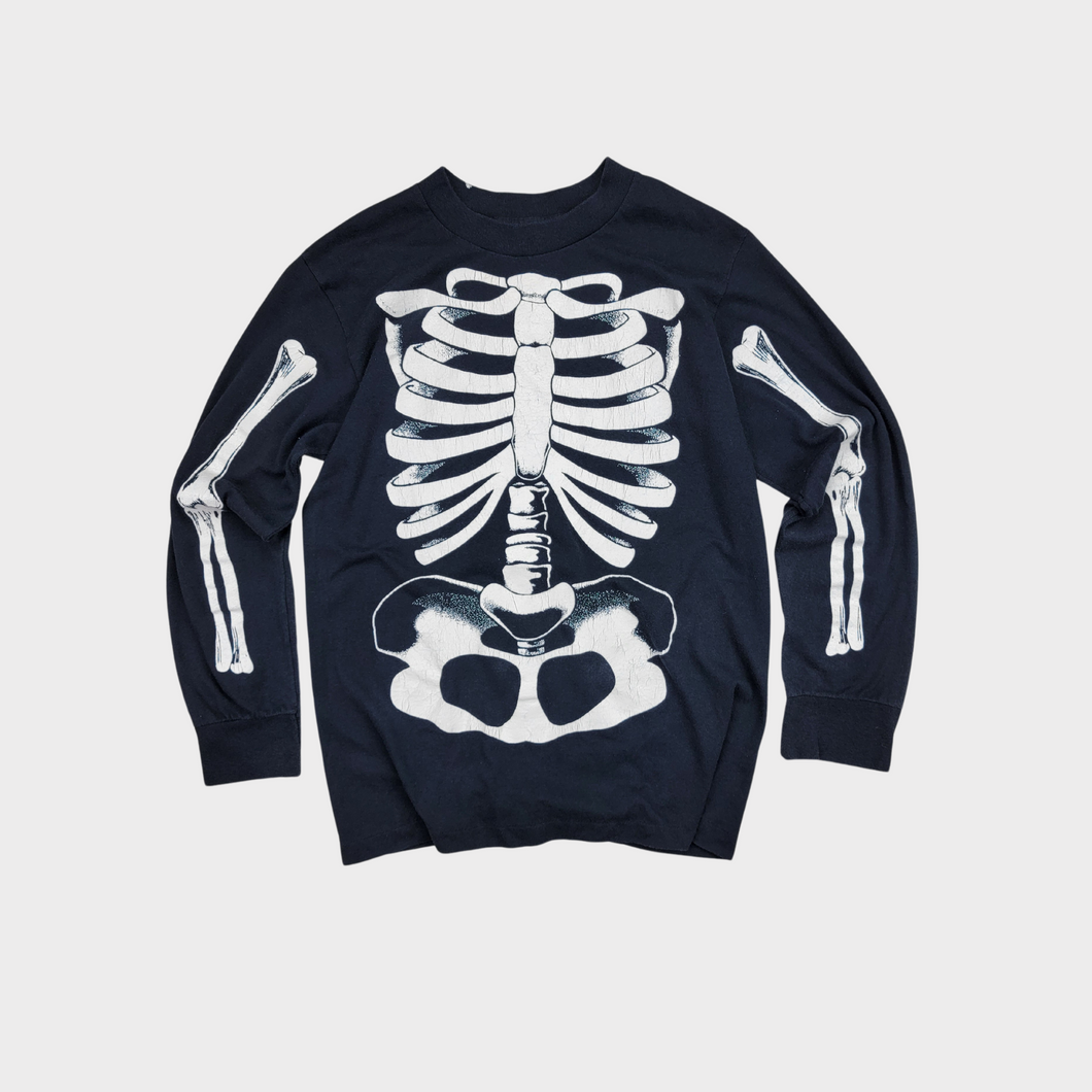 90s Skeleton Anatomy Long Sleeve Shirt