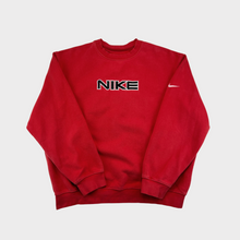 Load image into Gallery viewer, Vintage Silver Tag Nike Spellout Embroidered Crewneck (L)
