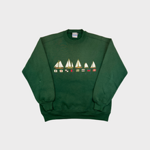 Load image into Gallery viewer, 90s White Lake Boating Holiday Crewneck (L)
