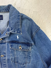 Load image into Gallery viewer, 90s Polo Ralph Lauren Denim Trucker Jean Jacket
