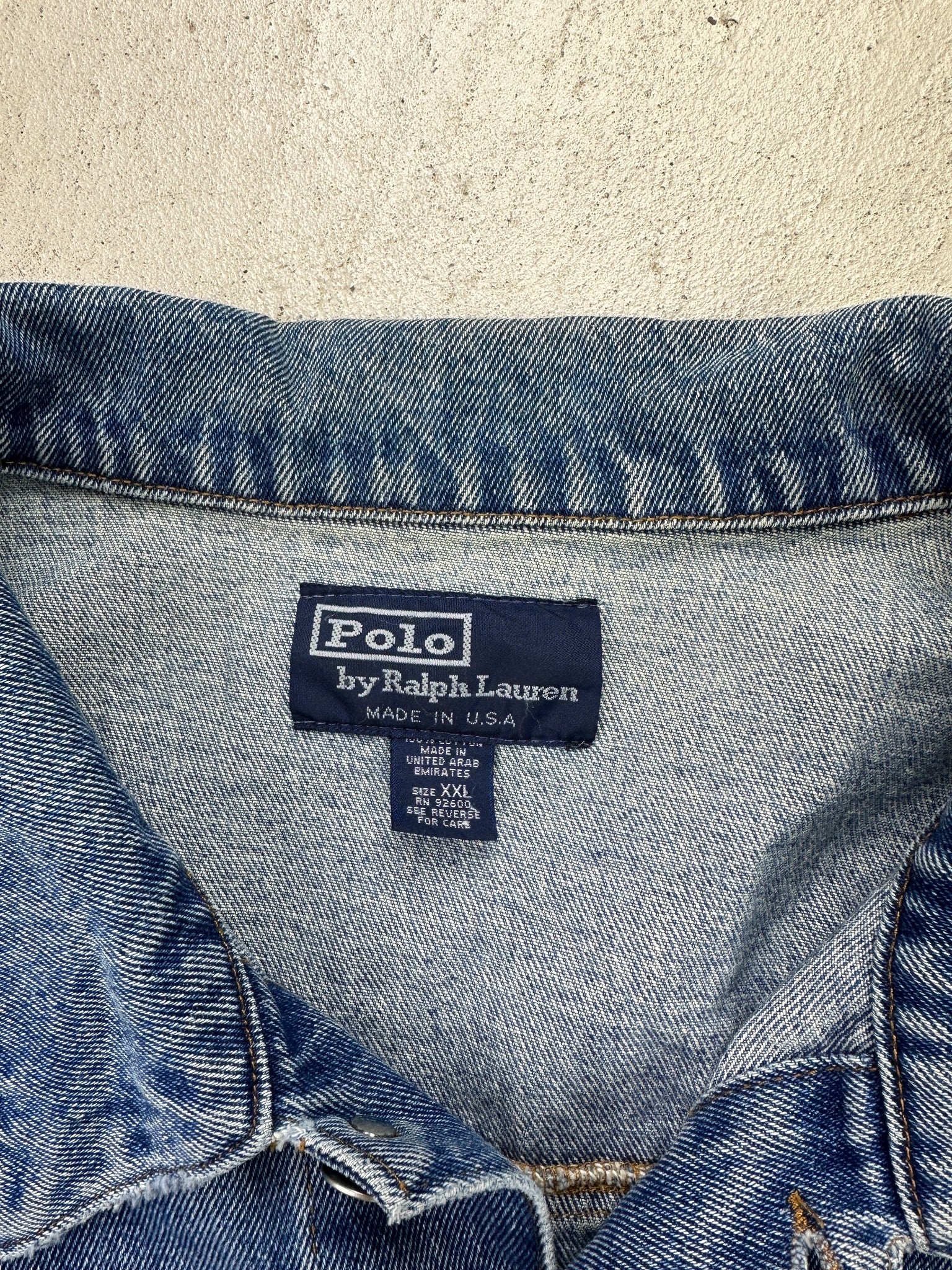 90s Polo Ralph Lauren Denim Trucker Jean Jacket – cedarvintageshop