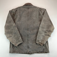 Load image into Gallery viewer, Distressed Light Grey Carhartt Blanket Lined Chore Coat

