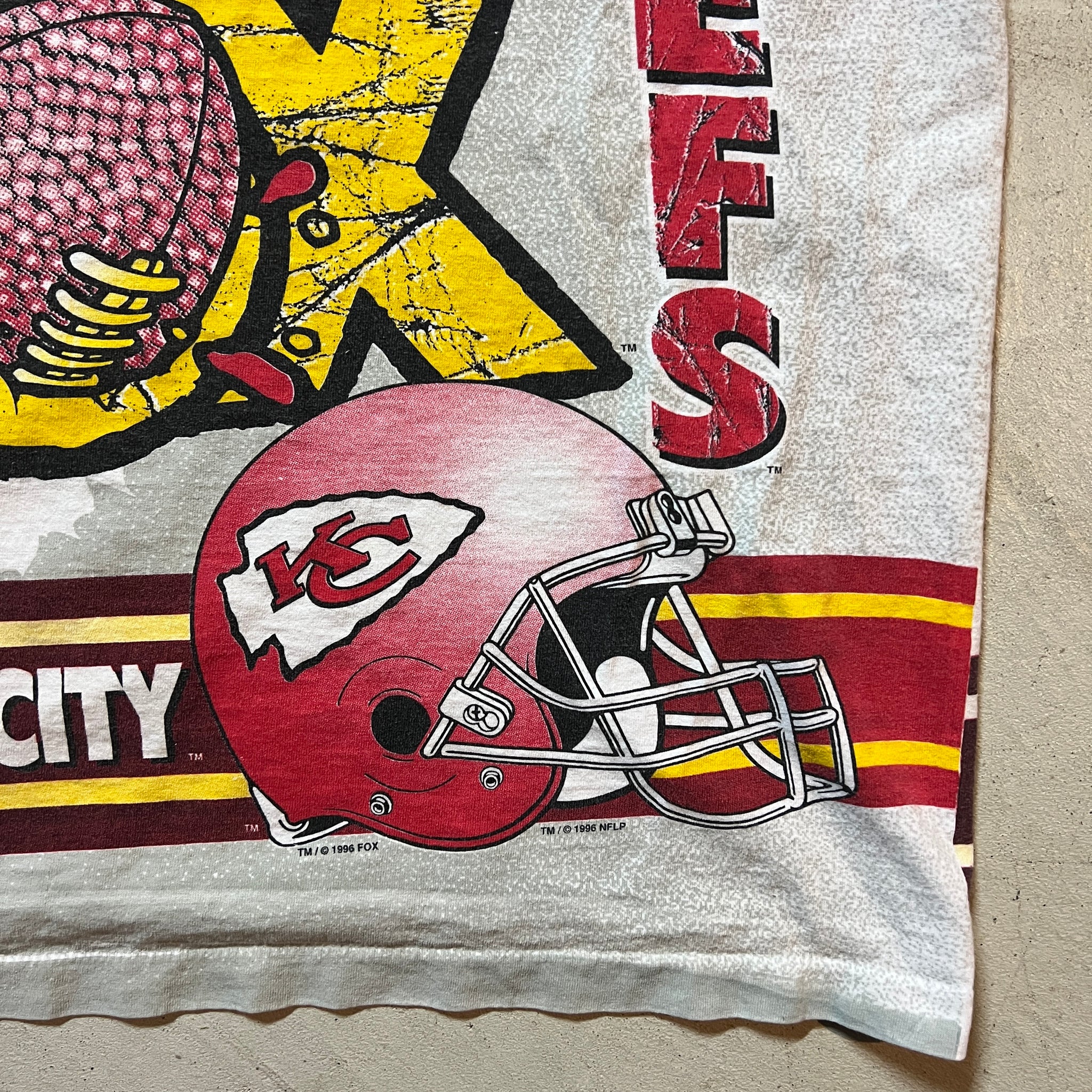 Vintage Kansas City Chiefs NFL 1996 T-shirt 