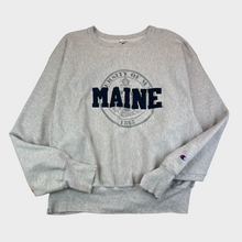 Load image into Gallery viewer, Vintage 90s Champion Reverse Weave University of Maine Crewneck
