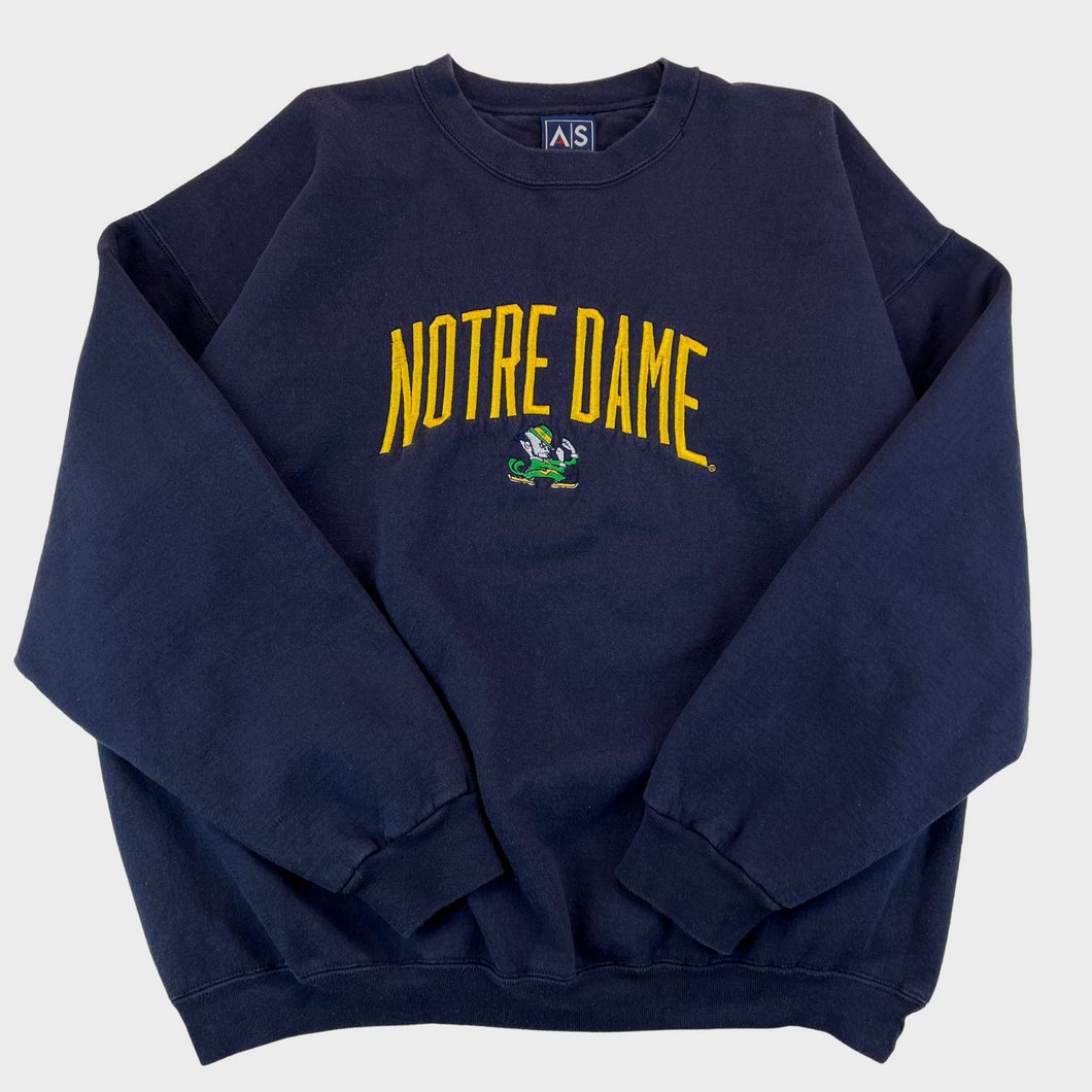 Classic Notre Dame Embroidered Crewneck