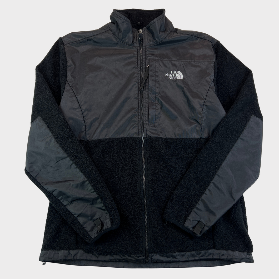 Black The North Face Denali Zip-Up Fleece Jacket