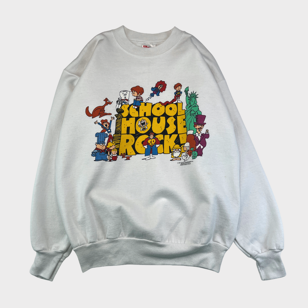 Vintage 1997 School House Rock Cartoon Crewneck