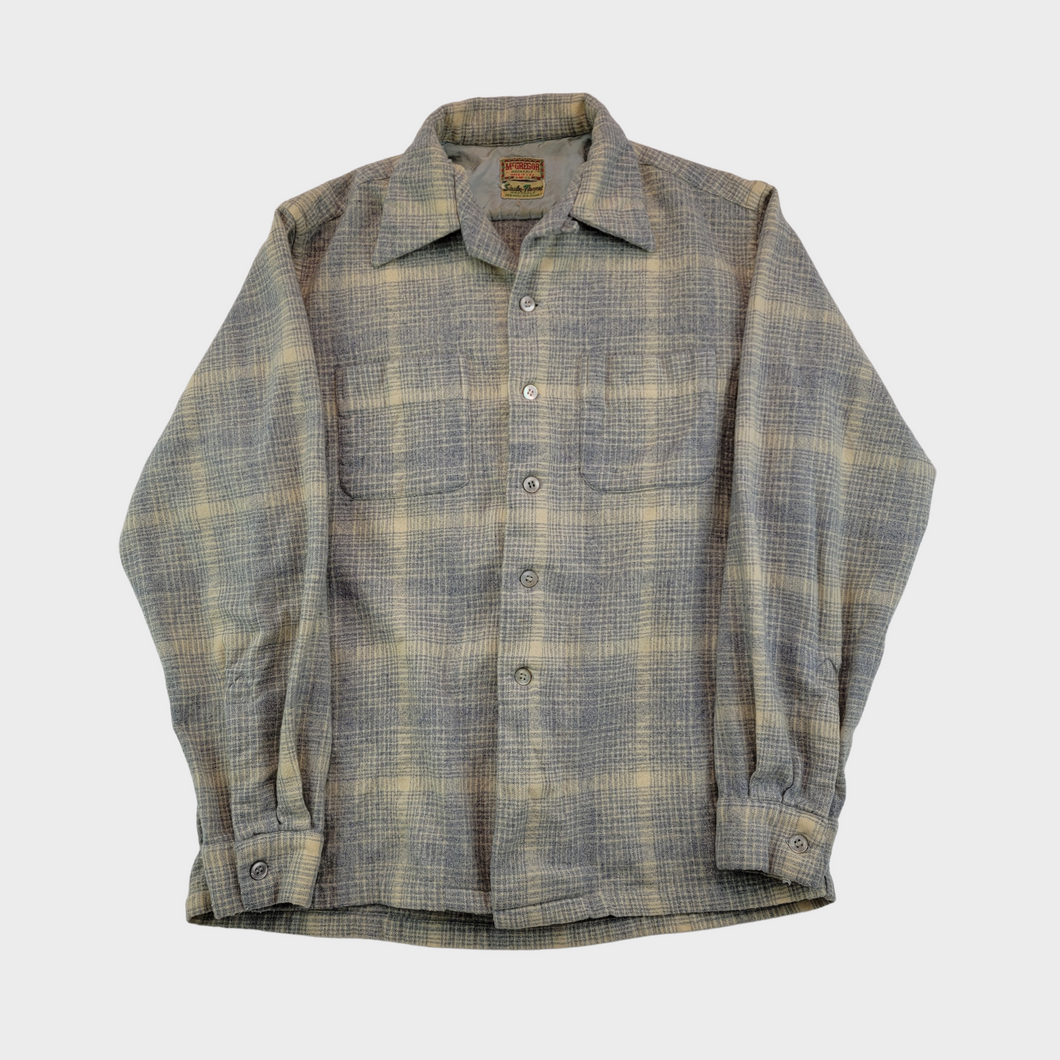 Vintage Wool Blend Plaid Shirt