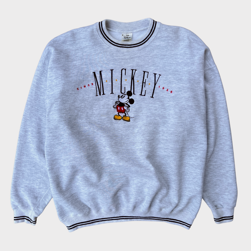 Vintage 90s Mickey Mouse Embroidered Crewneck