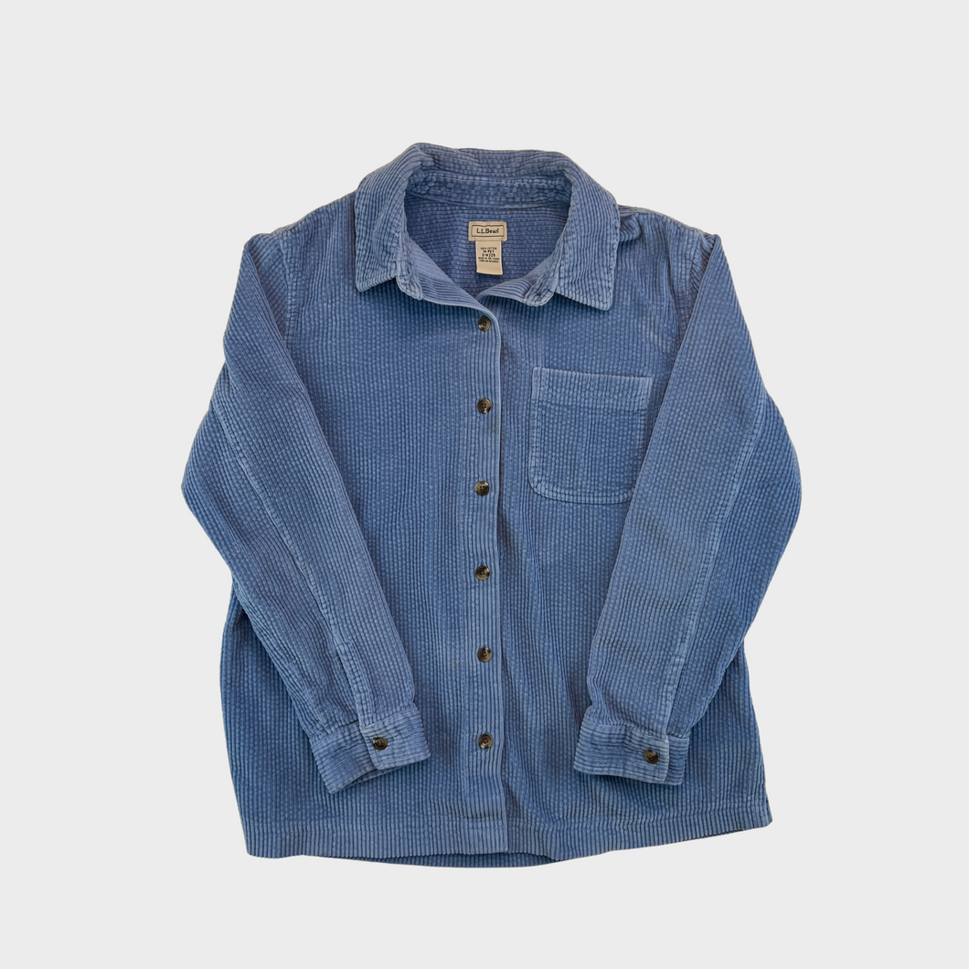 Kashmir Blue LL Bean Corduroy Button-Up (M)